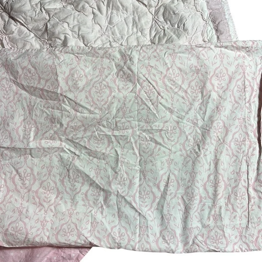 Pottery barn kids girls pillow case shams set (4)  Pink coquette girly princess